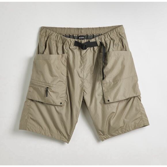Goldwin Ripstop Hiking Cargo Shorts Size Small (2)‎ Adjustable Oak Beige New - Picture 1 of 5